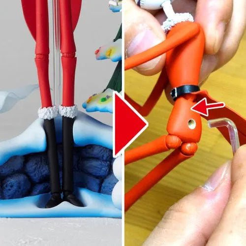 The Nightmare Before Christmas - Jack Skellington - Zero - Revoltech - Revoltech SFX #017 - Santa Ver. (Kaiyodo)ㅤ – Kaiyodo – ActionFigureBrasil