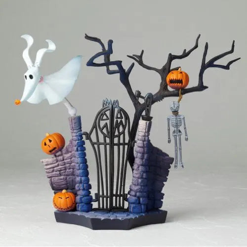 The Nightmare Before Christmas - Jack Skellington - Zero - Revoltech - Revoltech SFX #017 - Santa Ver. (Kaiyodo)ㅤ – Kaiyodo – ActionFigureBrasil