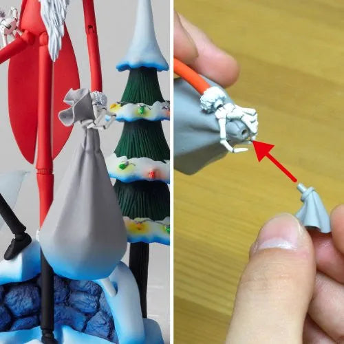 The Nightmare Before Christmas - Jack Skellington - Zero - Revoltech - Revoltech SFX #017 - Santa Ver. (Kaiyodo)ㅤ – Kaiyodo – ActionFigureBrasil