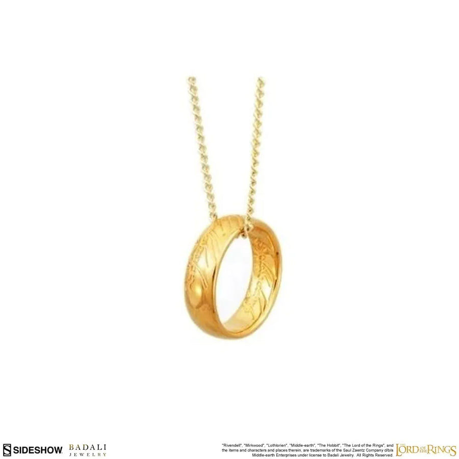 The ONE RING™ Necklace (GOLLUM™ Gold) – Badali Jewelry – ActionFigure Brasil