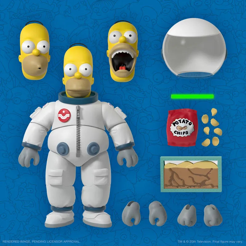 The Simpsons / Deep Space Homer Ultimate 7 Inch Action Figureㅤ – Super7 – ActionFigureBrasil