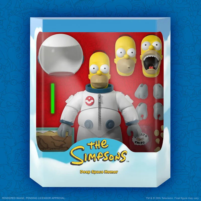 The Simpsons / Deep Space Homer Ultimate 7 Inch Action Figureㅤ – Super7 – ActionFigureBrasil