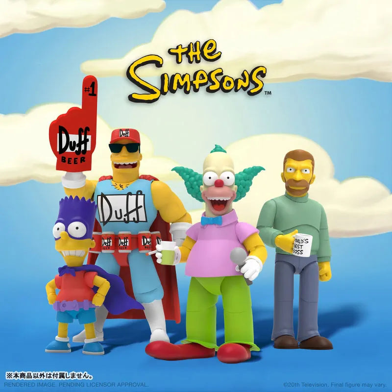 The Simpsons / Duffman Ultimate 7 Inch Action Figureㅤ – Super7 – ActionFigureBrasil