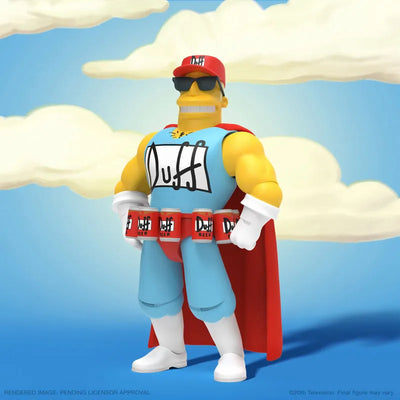 The Simpsons / Duffman Ultimate 7 Inch Action Figureㅤ – Super7 – ActionFigureBrasil — detalhe do produto
