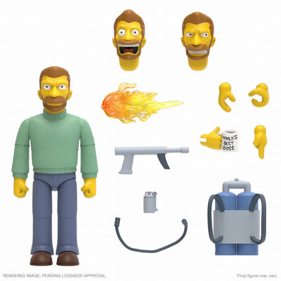 The Simpsons / Hank Scorpio Ultimate 7 Inch Action Figureㅤ – Super7 – ActionFigureBrasil