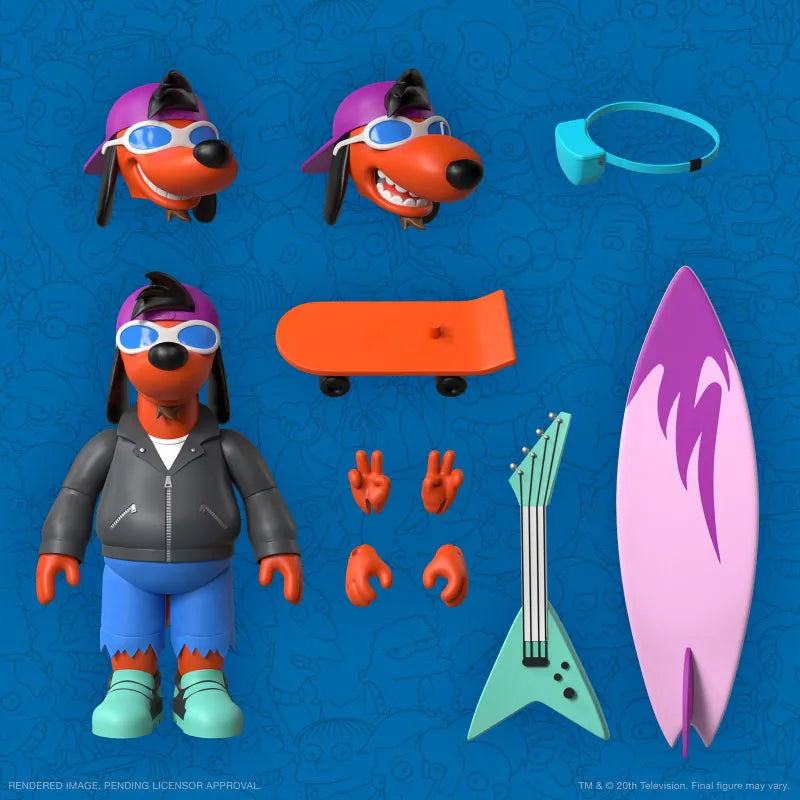 The Simpsons / Poochie Ultimate 5.5 Inch Action Figureㅤ – Super7 – ActionFigureBrasil