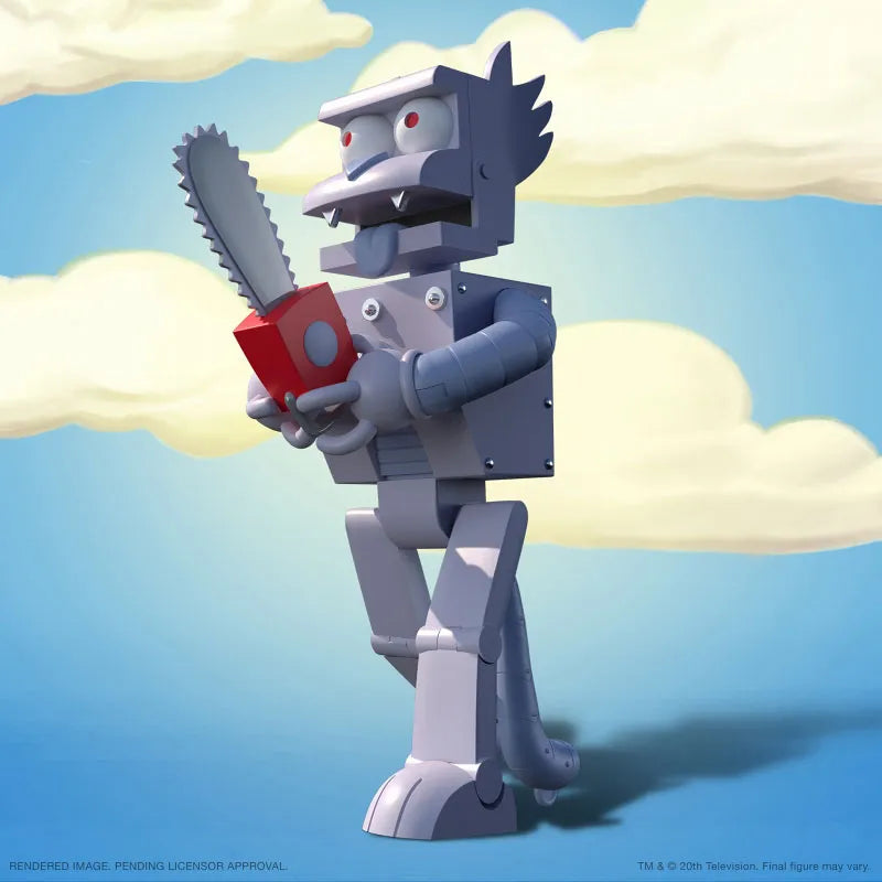 The Simpsons / Robot Scratchy Ultimate 8 Inch Action Figureㅤ – Super7 – ActionFigureBrasil