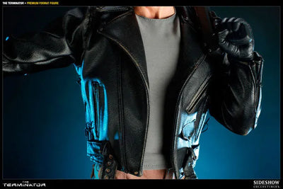 The Terminator 1/4 Scale Premium Figureㅤ – Sideshow Collectibles – ActionFigureBrasil — ambientada