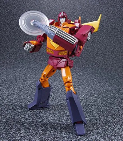 The Transformers: The Movie - Transformers 2010 - Hot Rodimus - The Transformers: Masterpiece MP-28 - Version 2.0 (Takara Tomy)ㅤ – Takara Tomy – ActionFigureBrasil — embalagem