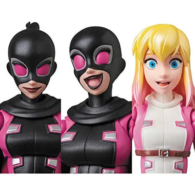 The Unbelievable Gwenpool - Evil Gwenpool - Mafex No.083 (Medicom Toy)ㅤ – Medicom Toy – ActionFigureBrasil — detalhe do produto