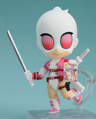 The Unbelievable Gwenpool - Gwenpool - Nendoroid #1696 (Good Smile Company)ㅤ – Good Smile Company – ActionFigureBrasil — acessórios