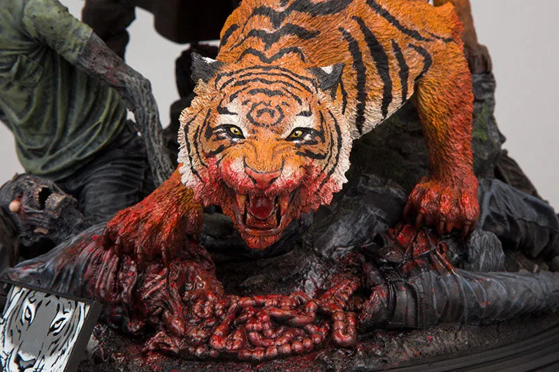 The Walking Dead - Ezekiel & Shiva Statueㅤ – McFarlane Toys – ActionFigureBrasil