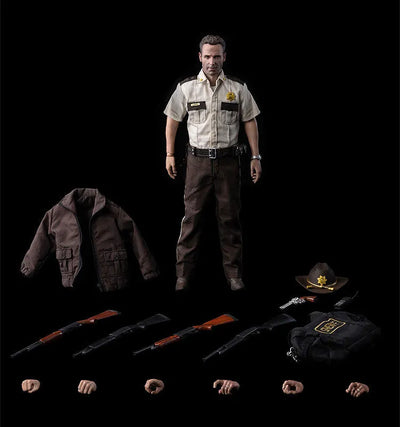 The Walking Dead - Rick Grimes - Season 1 - 1/6 (threezero)ㅤ – ThreeZero – ActionFigureBrasil — com base expositora
