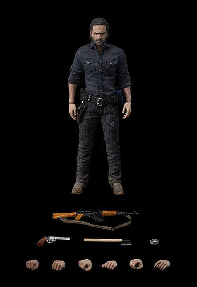 The Walking Dead - Rick Grimes Season 7 - 1/6 (Threezero)ㅤ – ThreeZero – ActionFigureBrasil — ângulo diferente