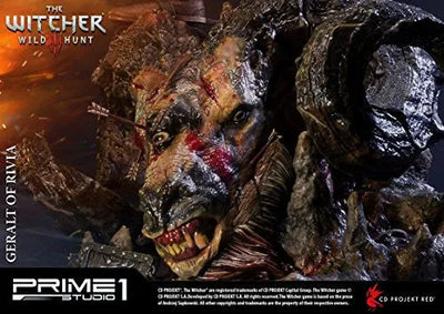 The Witcher 3: Wild Hunt - Geralt - Howler - Premium Masterline PMW3-01 - 1/4 (Prime 1 Studio)ㅤ – Prime 1 Studio – ActionFigureBrasil — close