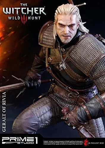 The Witcher 3: Wild Hunt - Geralt - Howler - Premium Masterline PMW3-01 - 1/4 (Prime 1 Studio)ㅤ – Prime 1 Studio – ActionFigureBrasil — embalagem