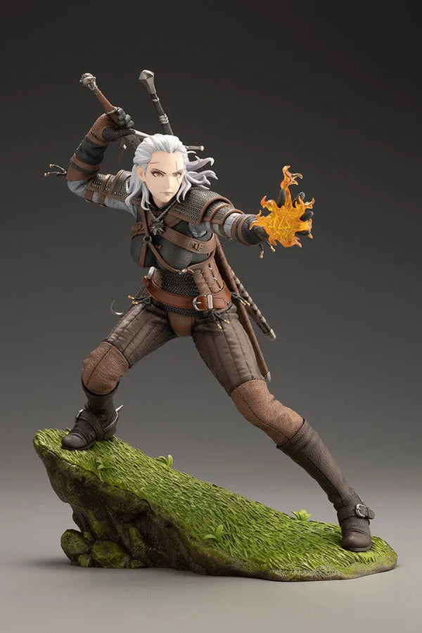 The Witcher - Geralt - Bishoujo Statue - 1/7 (Kotobukiya)ㅤ – Kotobukiya – ActionFigureBrasil