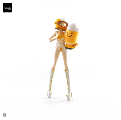 THE WORLD OF ISOBELLE PASCHA - Girl Astronaut Isobelle and Sunbum the Rocketㅤ – ThreeA – ActionFigureBrasil — embalagem