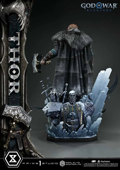 Thor (Deluxe Bonus Version) God of War: Ragnarok – Prime1Studio – ActionFigure Brasil