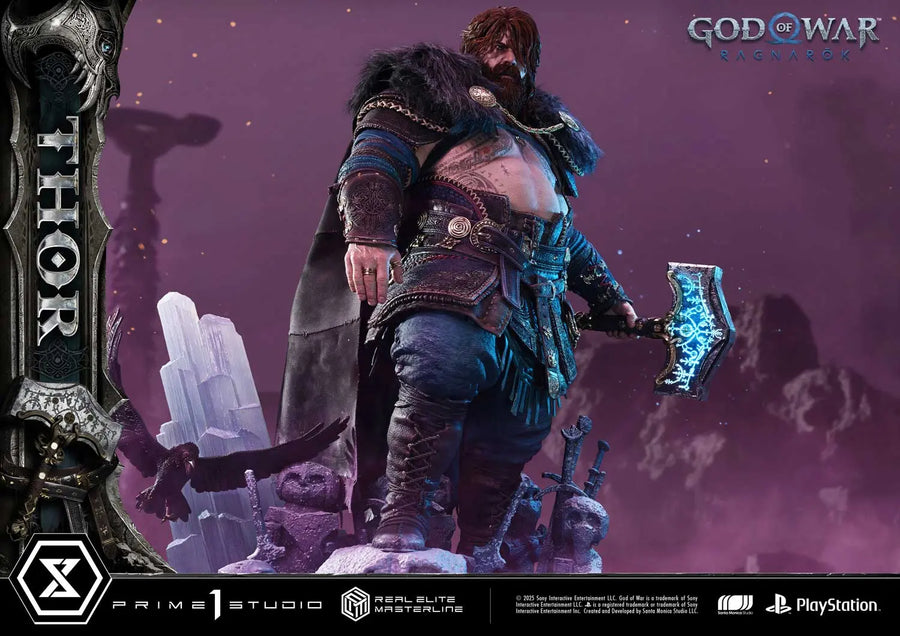 Thor (Deluxe Bonus Version) God of War: Ragnarok – Prime1Studio – ActionFigure Brasil