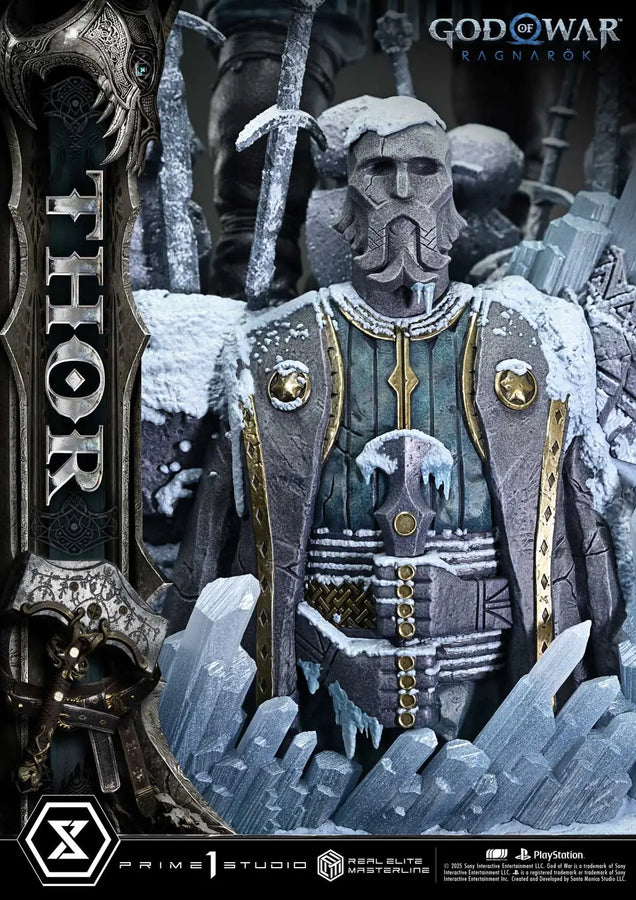 Thor (Deluxe Bonus Version) God of War: Ragnarok – Prime1Studio – ActionFigure Brasil