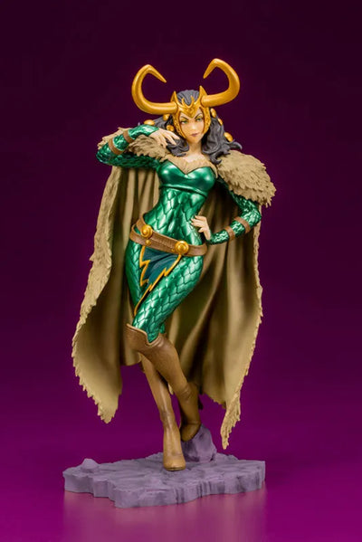Thor - Lady Loki - Bishoujo Statue - Marvel x Bishoujo - 1/7 - 2nd Edition (Kotobukiya)ㅤ – Kotobukiya – ActionFigureBrasil — ângulo diferente