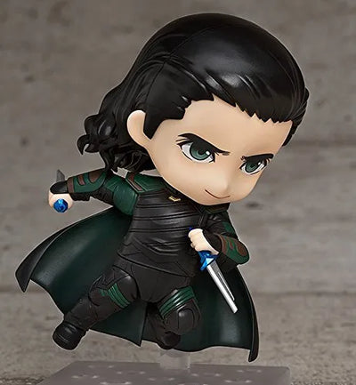 Thor: Ragnarok - Loki - Nendoroid #866 - Battle Royale Edition (Good Smile Company)ㅤ – Good Smile Company – ActionFigureBrasil — ângulo diferente