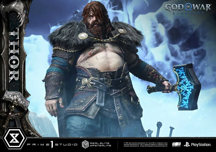 Thor (Regular Version) God of War: Ragnarok – Prime1Studio – ActionFigure Brasil