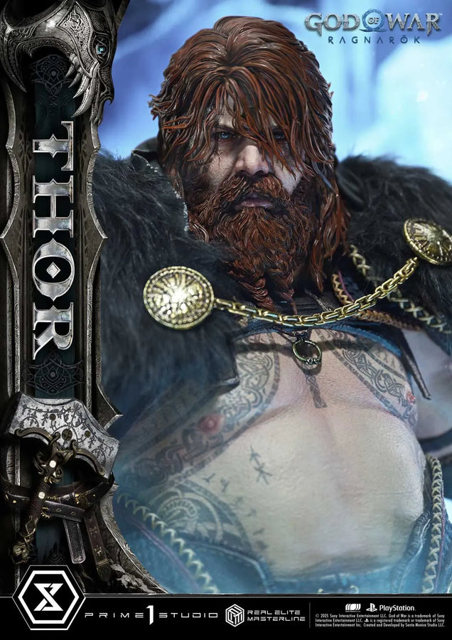 Thor (Regular Version) God of War: Ragnarok – Prime1Studio – ActionFigure Brasil