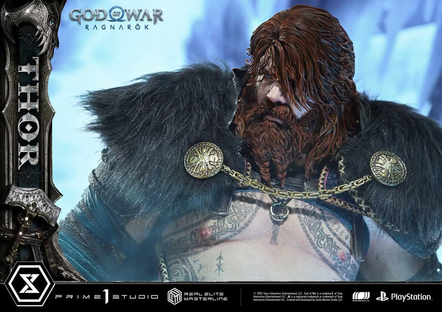 Thor (Regular Version) God of War: Ragnarok – Prime1Studio – ActionFigure Brasil
