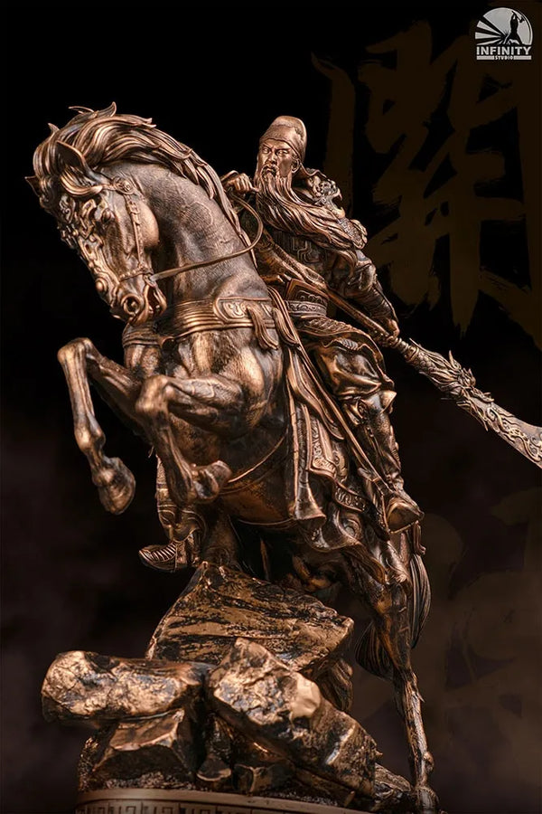 Three Kingdoms Generals Guan Yu Bronzed – Infinity Studio – ActionFigure Brasil