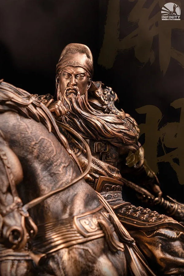 Three Kingdoms Generals Guan Yu Bronzed – Infinity Studio – ActionFigure Brasil