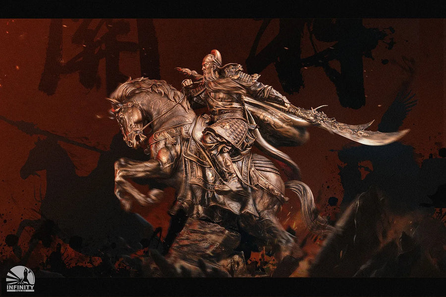 Three Kingdoms Generals Guan Yu Bronzed – Infinity Studio – ActionFigure Brasil