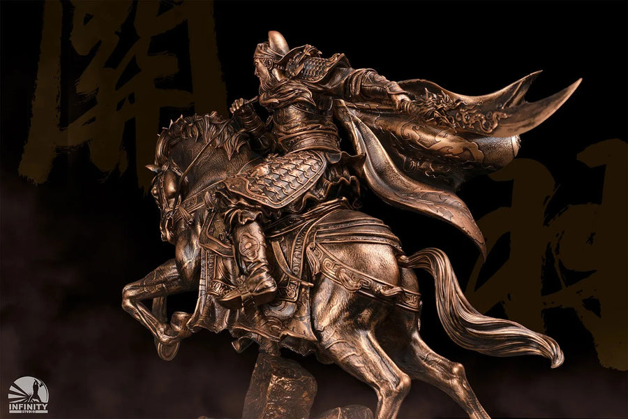 Three Kingdoms Generals Guan Yu Bronzed – Infinity Studio – ActionFigure Brasil