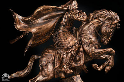 Three Kingdoms Generals Guan Yu Bronzed – Infinity Studio – ActionFigure Brasil — ângulo diferente