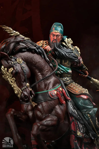 Three Kingdoms Generals Guan Yu – Infinity Studio – ActionFigure Brasil — ângulo diferente