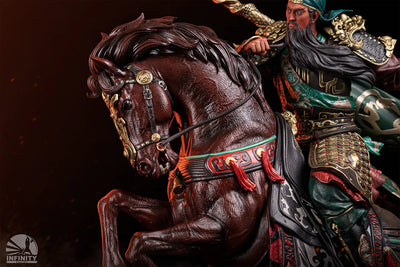 Three Kingdoms Generals Guan Yu – Infinity Studio – ActionFigure Brasil — ângulo diferente
