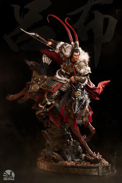 Three Kingdoms Generals Lu Bu - LIMITED EDITION: 300 – Infinity Studio – ActionFigure Brasil — com base expositora