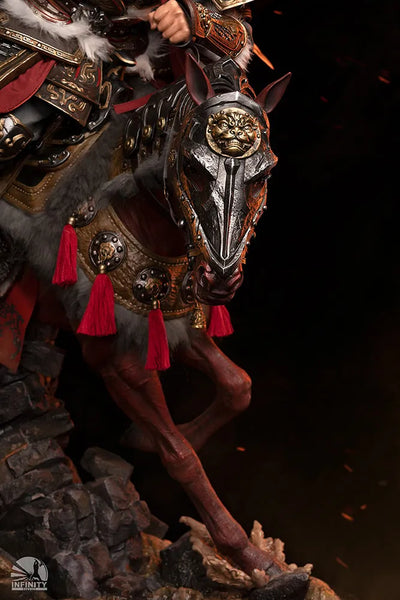 Three Kingdoms Generals Lu Bu - LIMITED EDITION: 300 – Infinity Studio – ActionFigure Brasil — iluminação de estúdio
