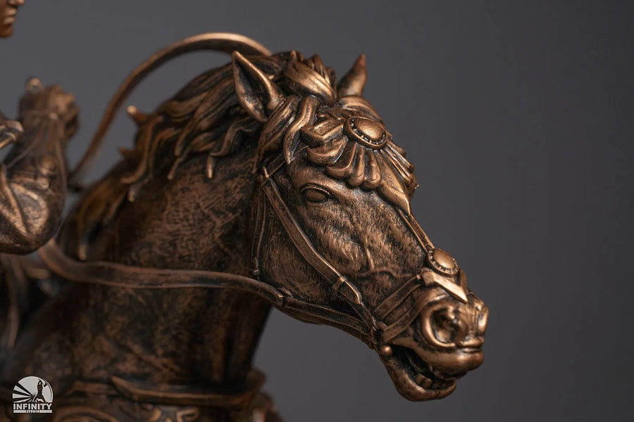 Three-Kingdoms Generals Zhao Yun Bronzed Edition – Infinity Studio – ActionFigure Brasil — ângulo diferente