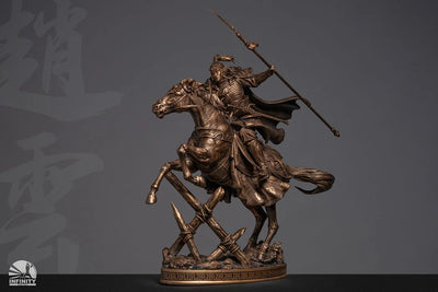 Three-Kingdoms Generals Zhao Yun Bronzed Edition – Infinity Studio – ActionFigure Brasil — close