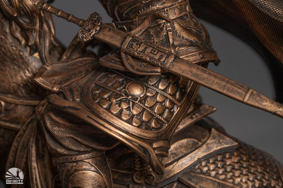 Three-Kingdoms Generals Zhao Yun Bronzed Edition – Infinity Studio – ActionFigure Brasil — ângulo diferente