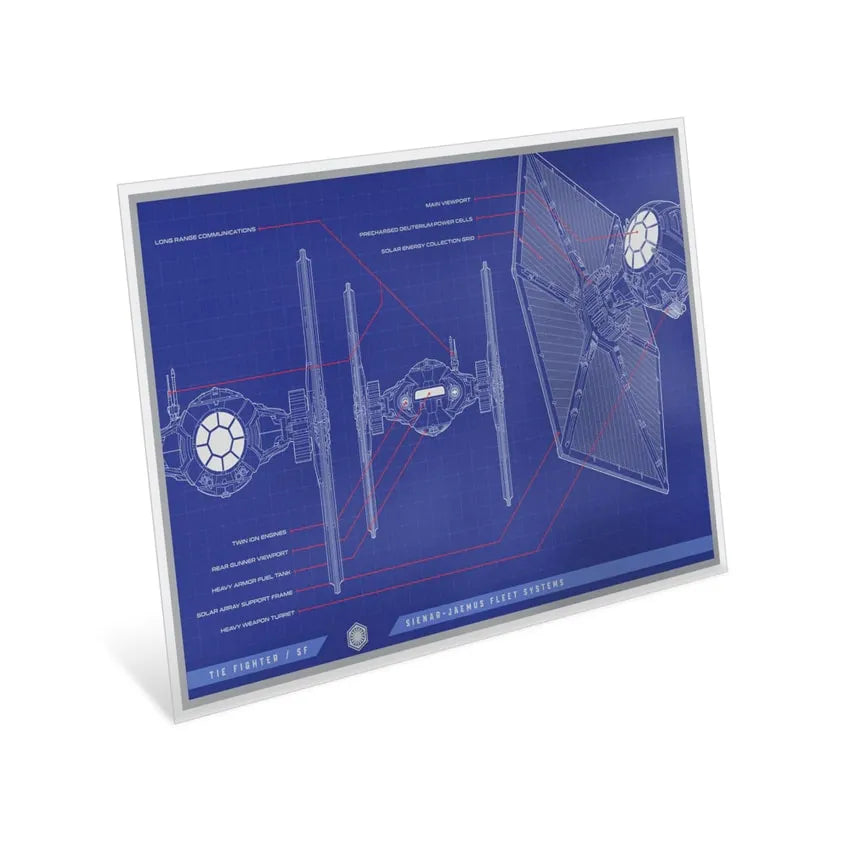 TIE Fighter / SF™ Blueprint - LIMITED EDITION: 1000 – Agoro – ActionFigure Brasil