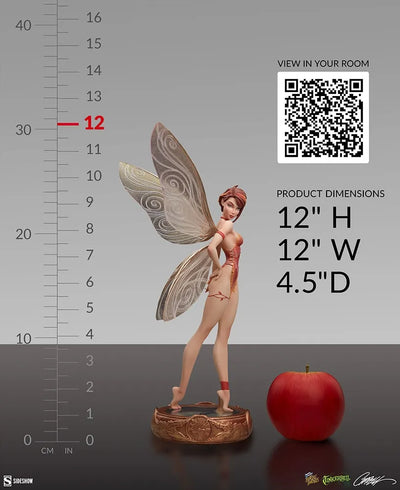 Tinkerbell (Fall Variant) - LIMITED EDITION: 2000 – Sideshow Collectibles – ActionFigure Brasil — com base expositora