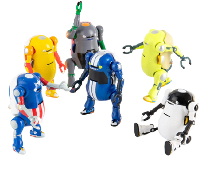Tiny Mechatro - WeGo 4 - Set of 6 (Sentinel)ㅤ – Sentinel – ActionFigureBrasil