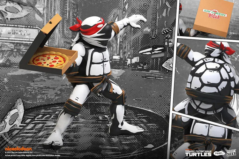 TMNT Teenage Mutant Ninja Turtles / Pizza Bomber by Ndikol Vinyl Art Statueㅤ – Mighty Jaxx – ActionFigureBrasil