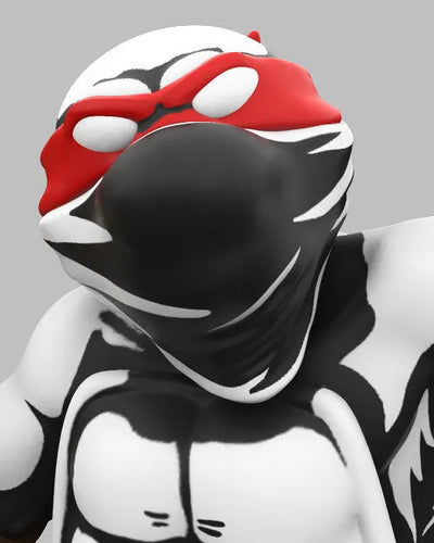 TMNT Teenage Mutant Ninja Turtles / Pizza Bomber by Ndikol Vinyl Art Statueㅤ – Mighty Jaxx – ActionFigureBrasil — close