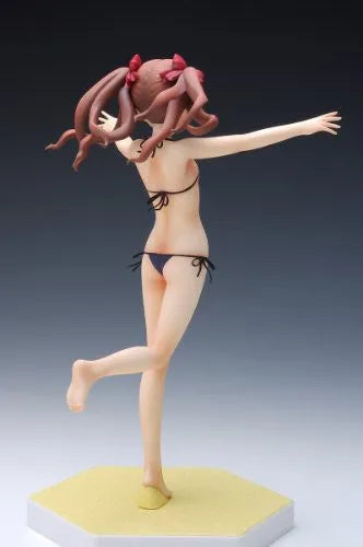 To Aru Kagaku no Railgun - Shirai Kuroko - Beach Queens - 1/10 - Swimsuit Ver. (Wave)ㅤ – Wave – ActionFigureBrasil