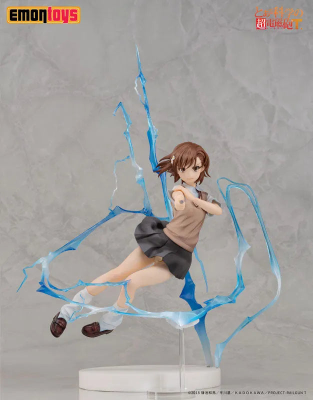 To Aru Kagaku no Railgun T - Misaka Mikoto - 1/7 (Emontoys)ㅤ – Emontoys – ActionFigureBrasil