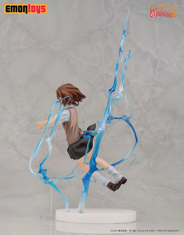 To Aru Kagaku no Railgun T - Misaka Mikoto - 1/7 (Emontoys)ㅤ – Emontoys – ActionFigureBrasil